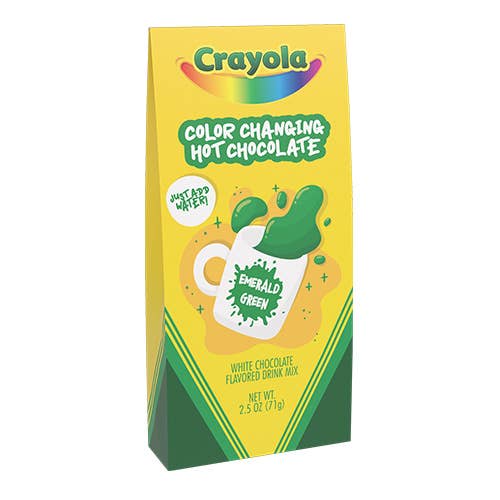 Crayola Emerald Green Colorful Hot Chocolate (2.5oz Box)
