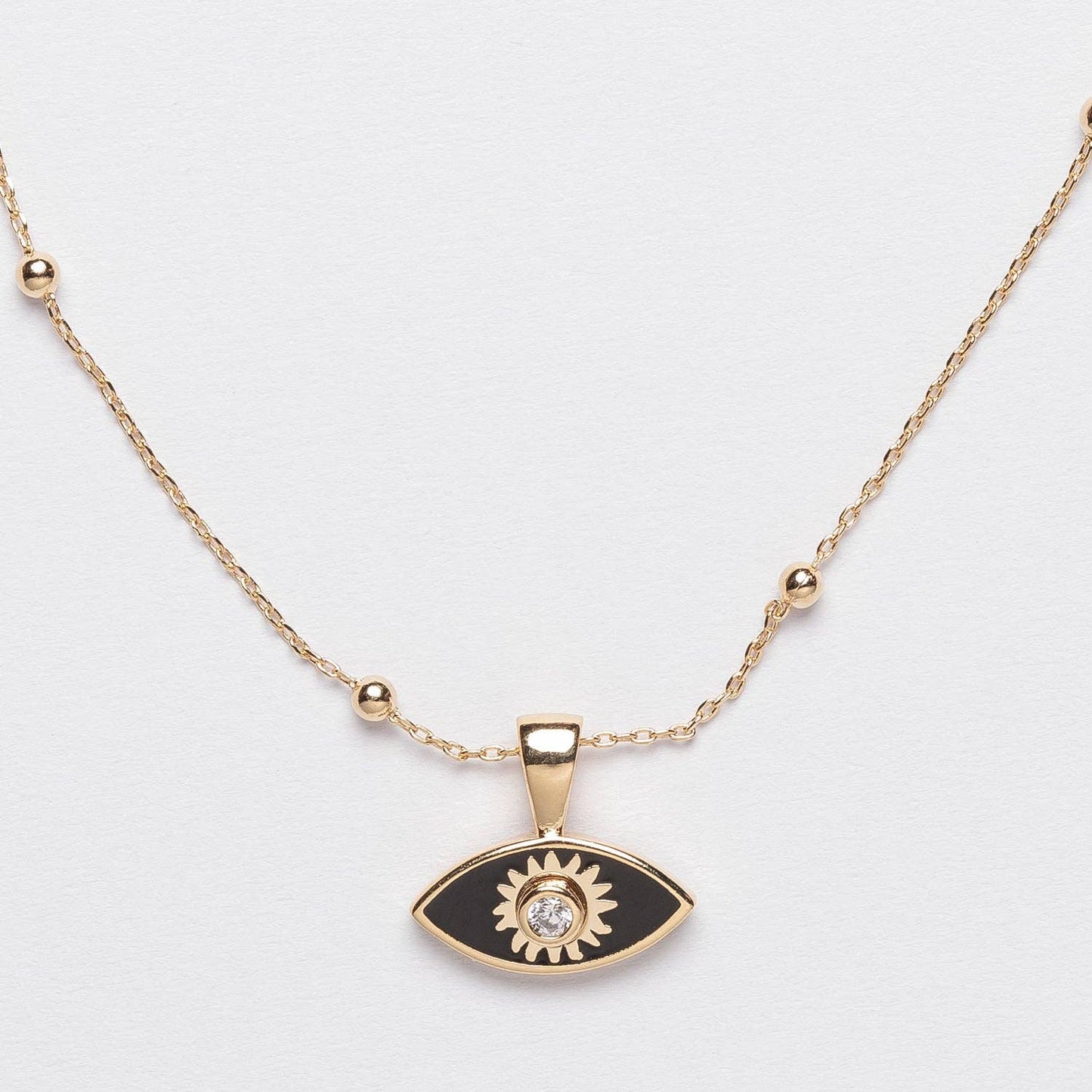 Dainty Evil Eye Pendant Necklace