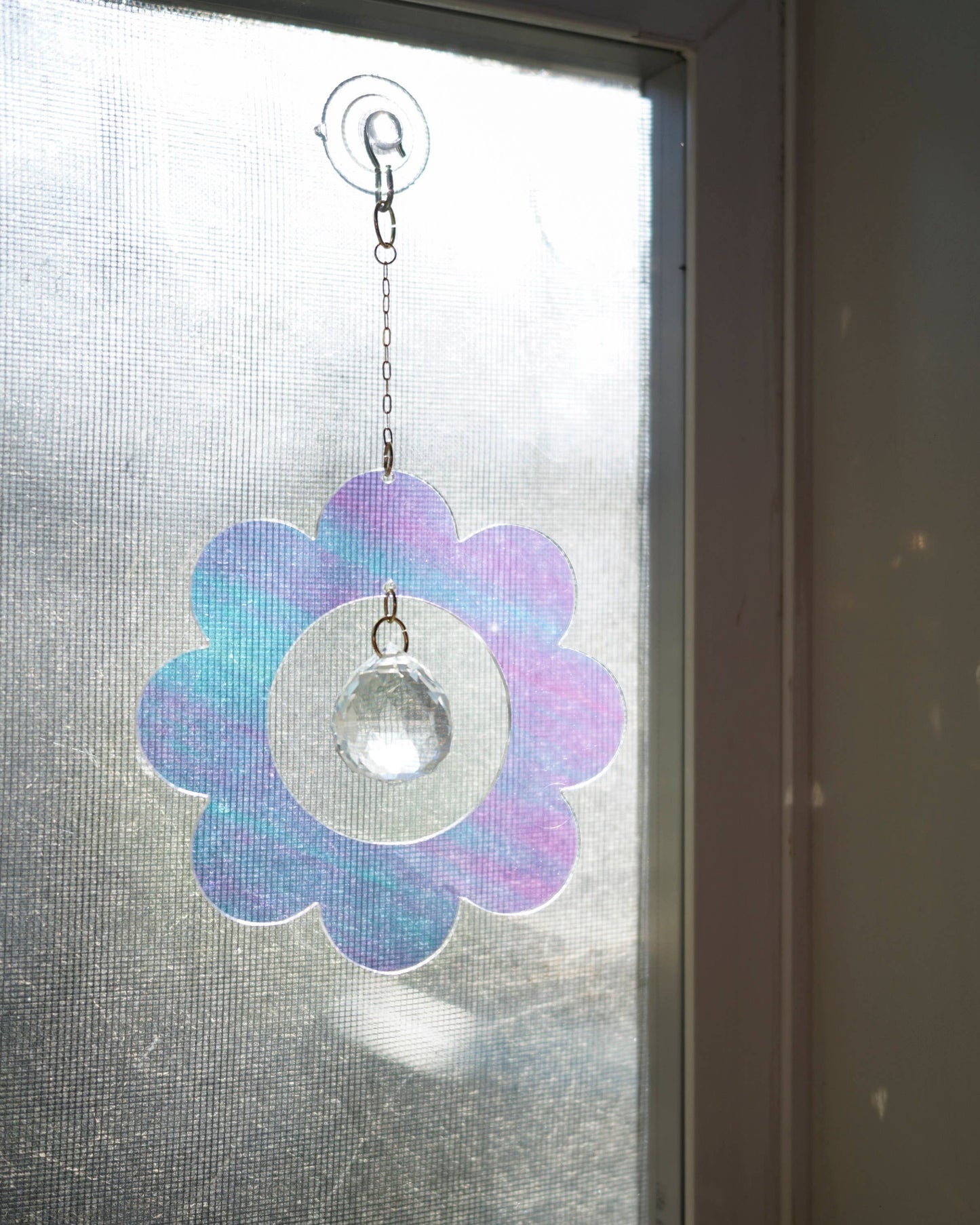 Retro Flower Sun Catcher