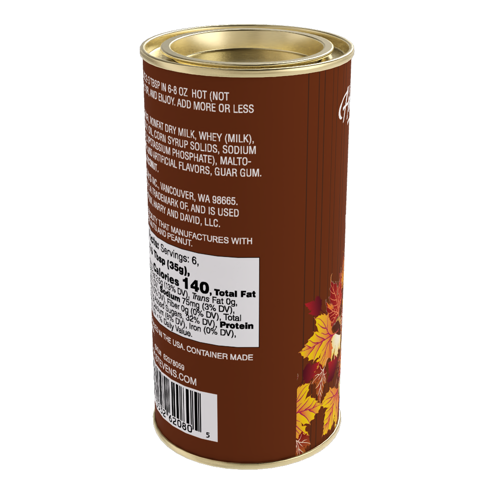H&D® Fall Maple Pecan White Hot Chocolate (8oz Tins)