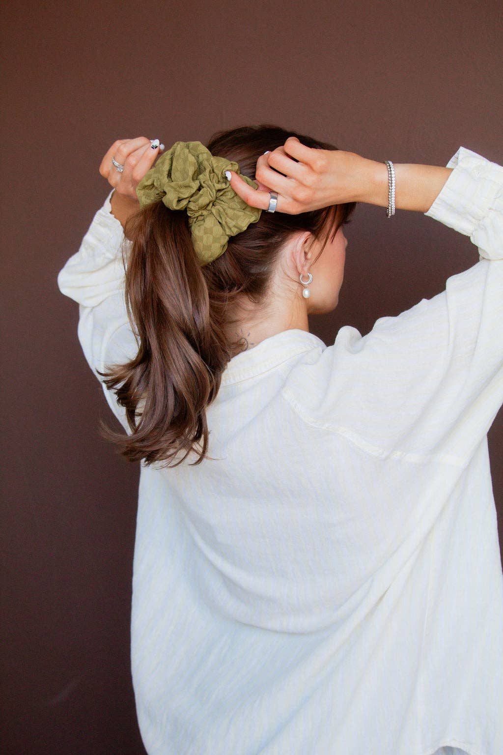Chartreuse Jumbo Scrunchie