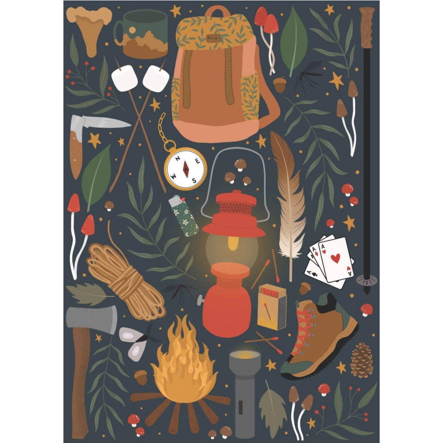 Backpacker 1000-Piece Puzzle| Designed in BC Canada Artist