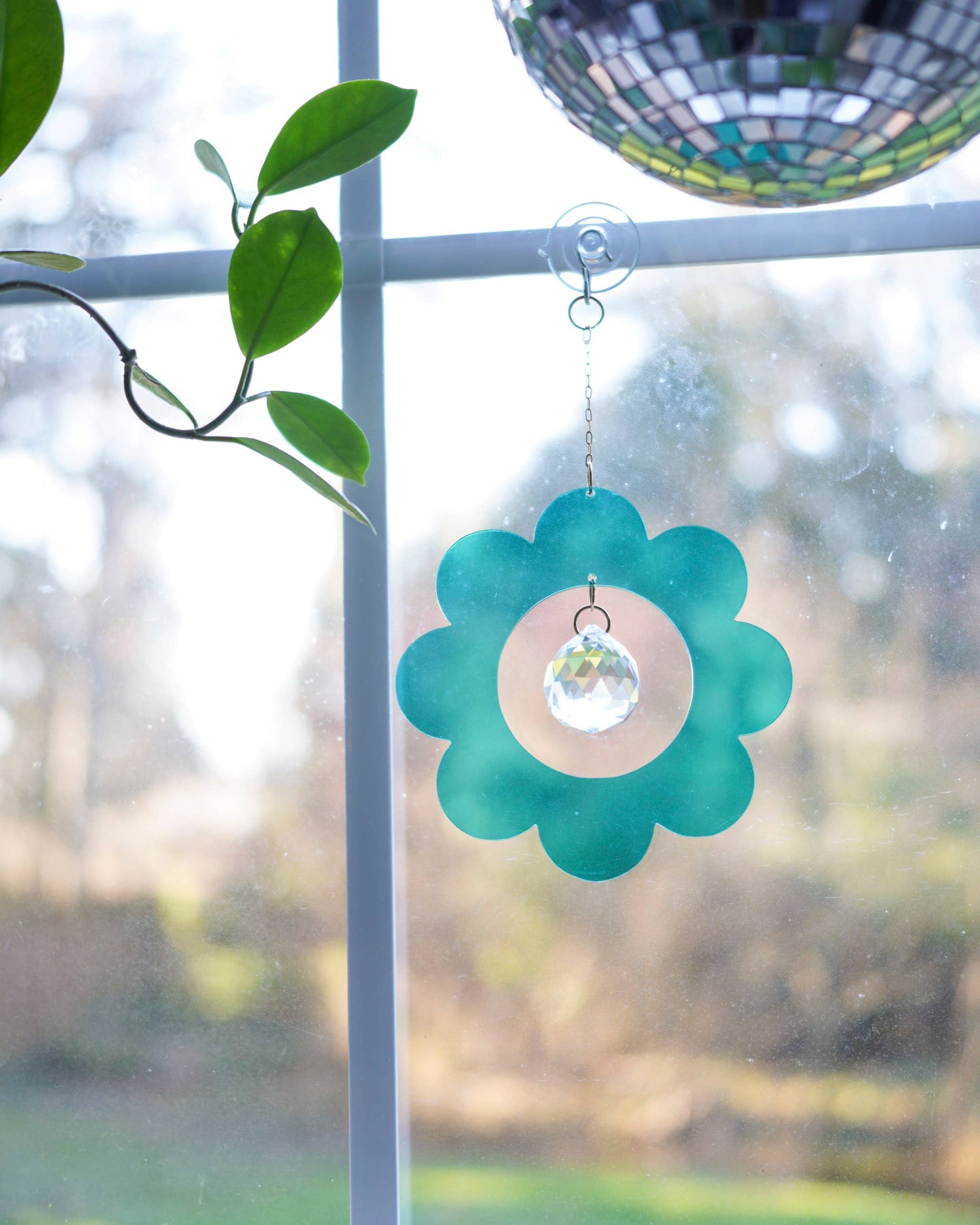 Retro Flower Sun Catcher
