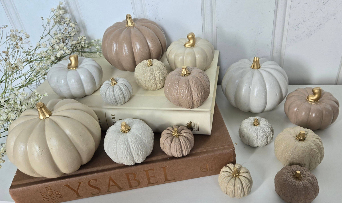 Pumpkin Decor- White