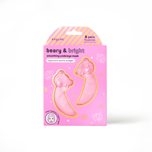 Bear-Shaped Smoothing Hydrogel Undereye Patches l 8 Pack
