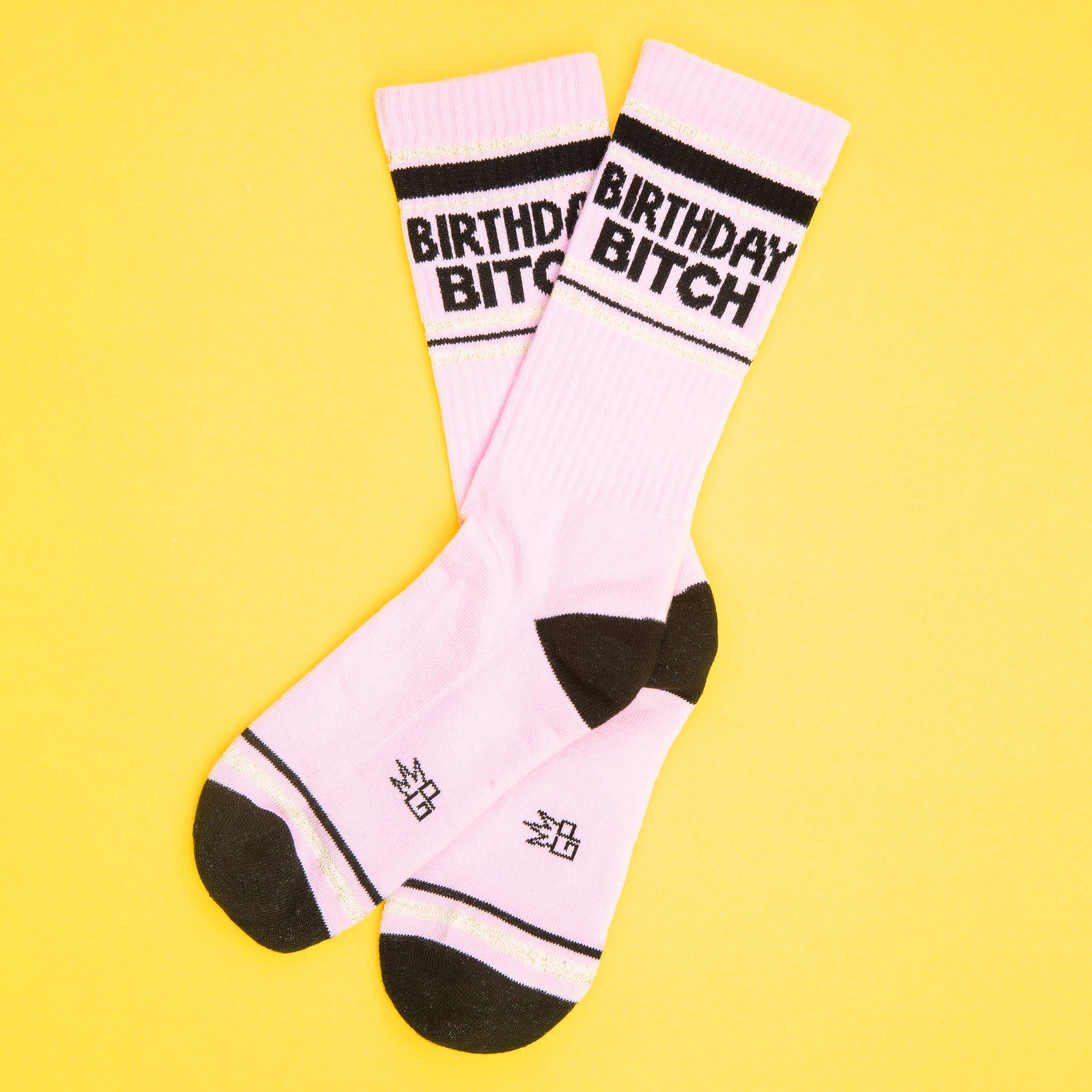 Birthday Bitch Gym Crew Socks