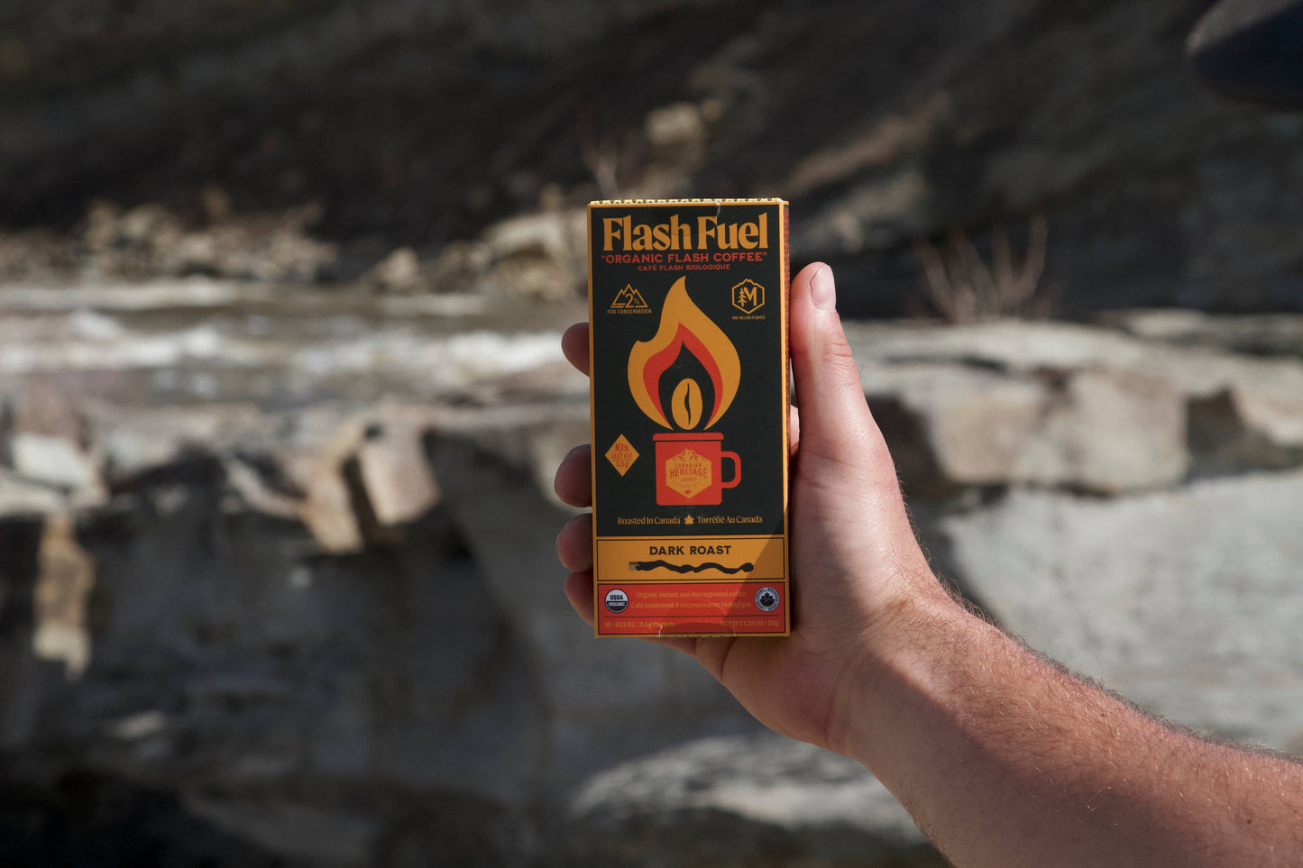 Flash Fuel Organic Instant Coffee - Dark Roast