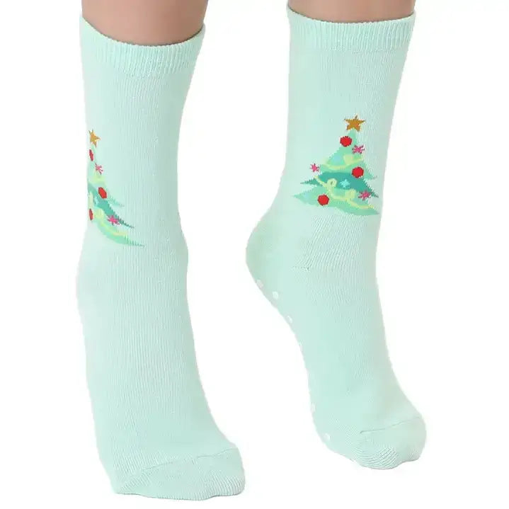 3D Packaged Crew Socks - Kids - Holiday - Christmas Tree