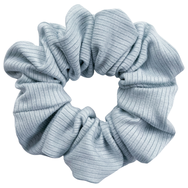 Mint - Ribbed Knit Regular Scrunchies