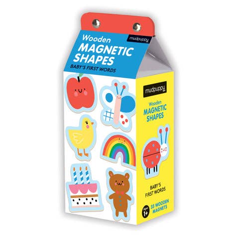 Baby’s First Words Wooden Magnetic Shapes