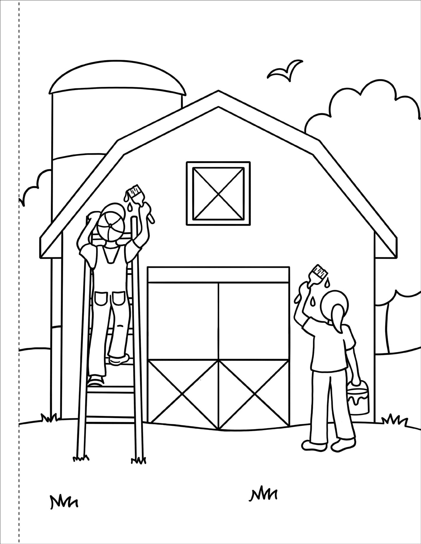 My First Coloring Book! On the Farm