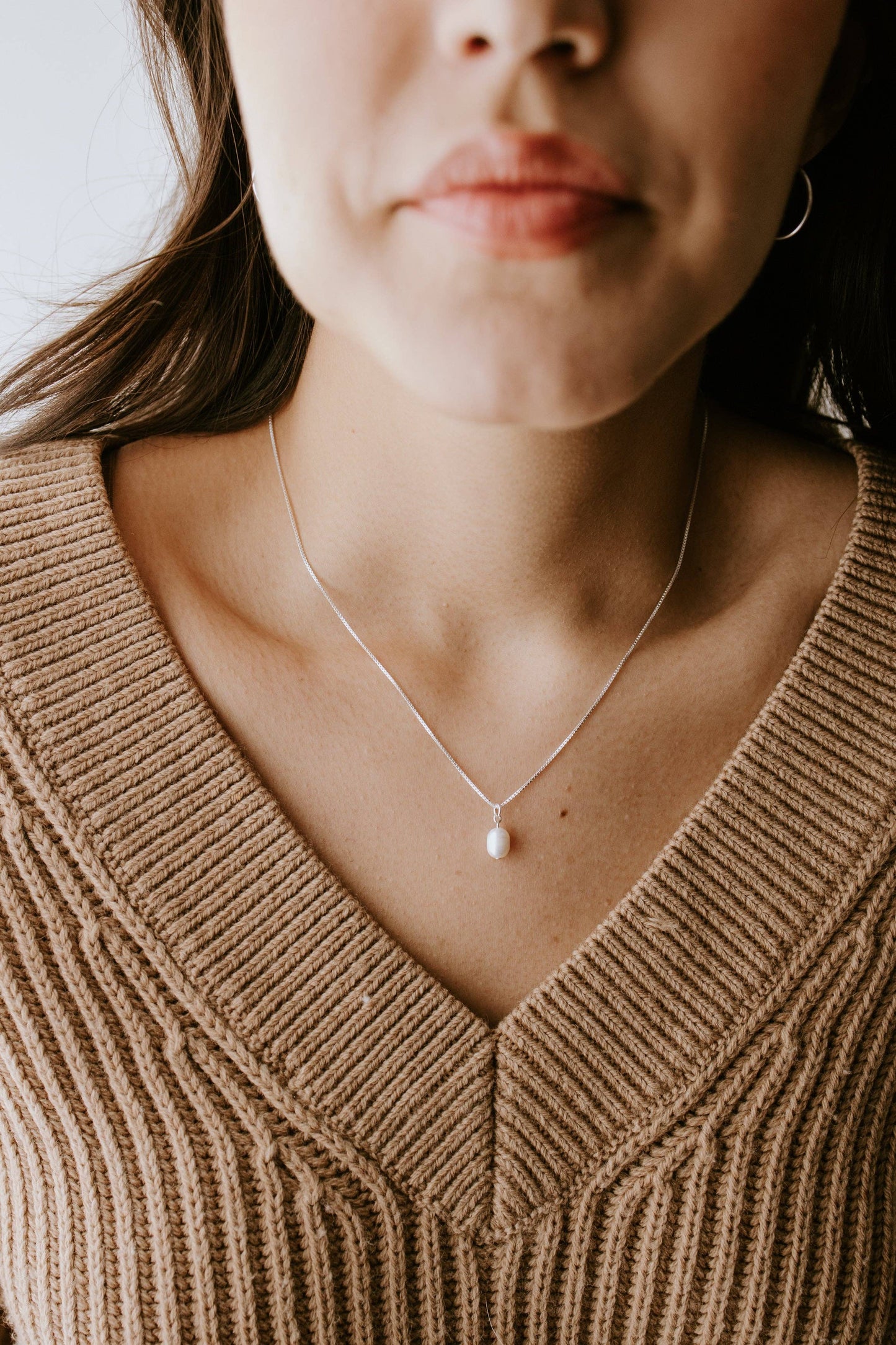 Pearl Necklace - Sterling Silver