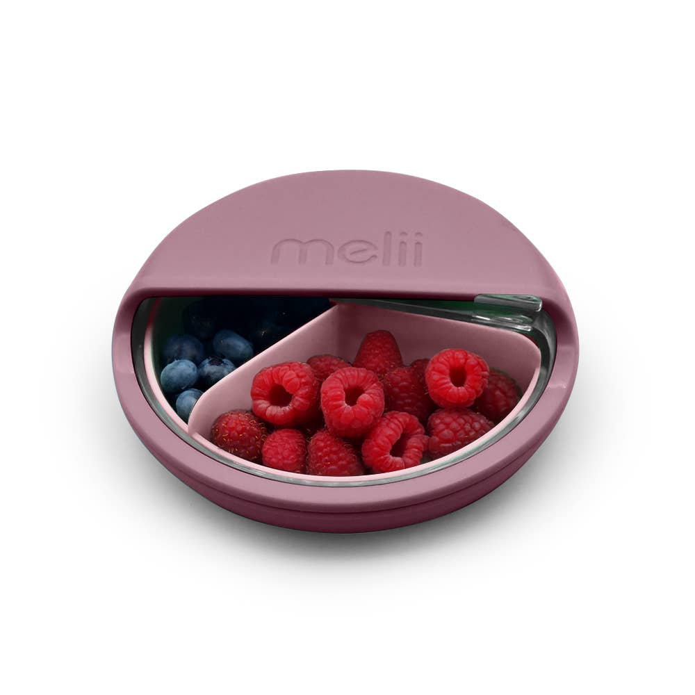 Spin Snack Container, Food Storage for Kids, 3 Compartments