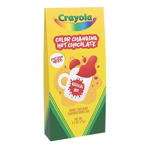 Crayola Radical Red Colorful Hot Chocolate (2.5oz Box)