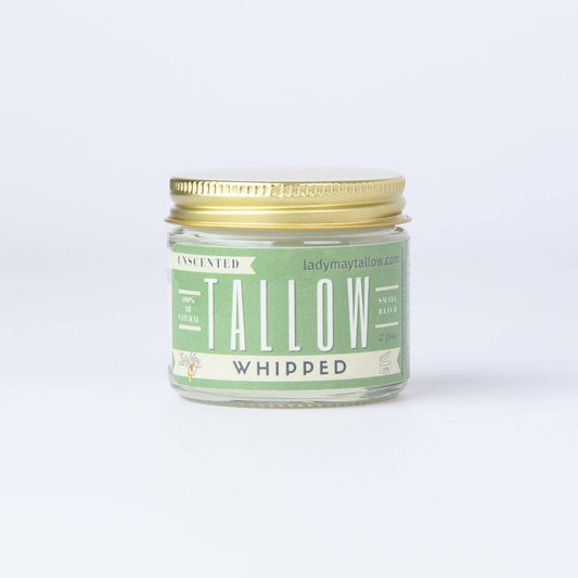 2oz Unscented Whipped Tallow