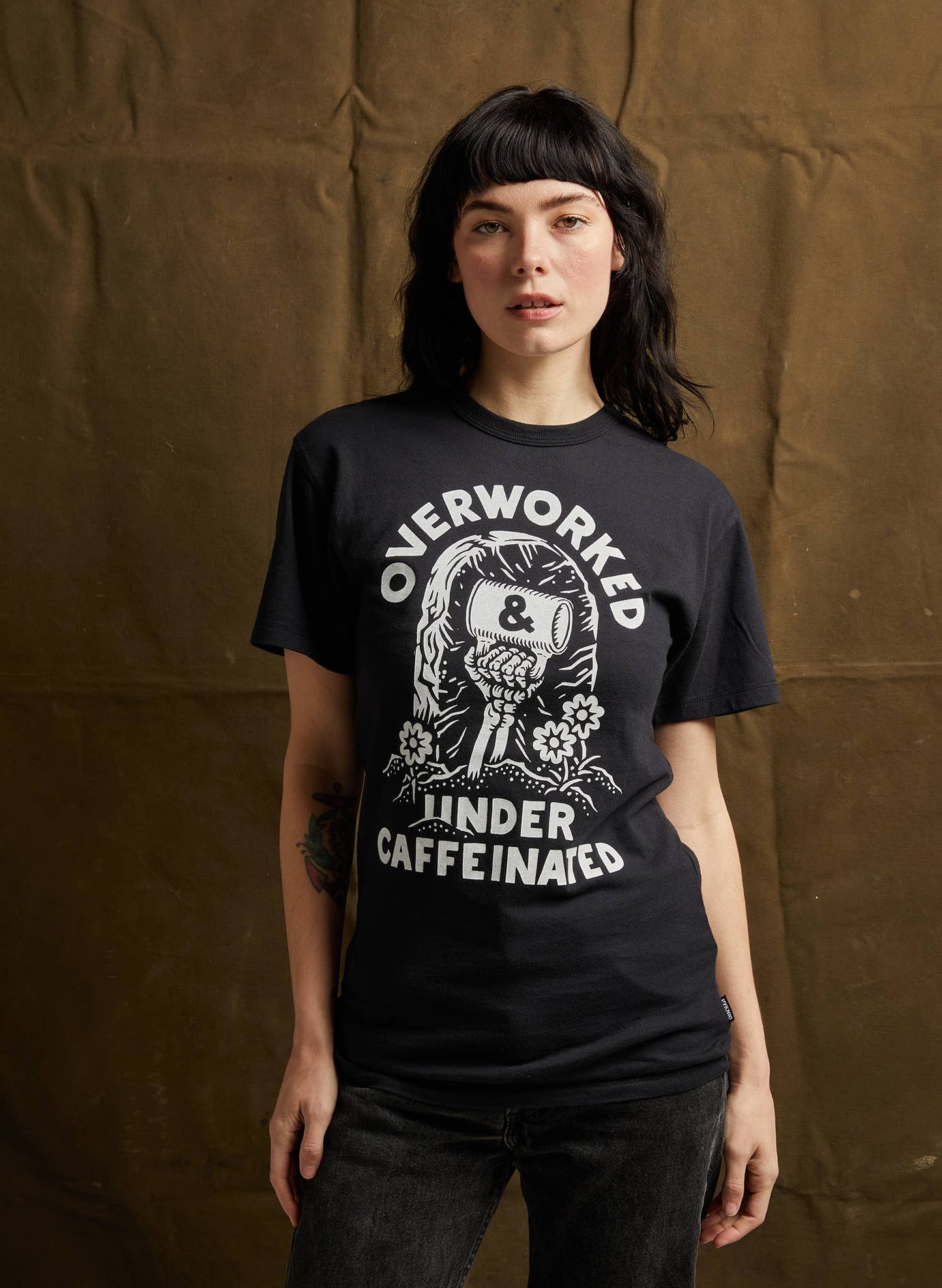 Over Worked Under Caffeinated Tee