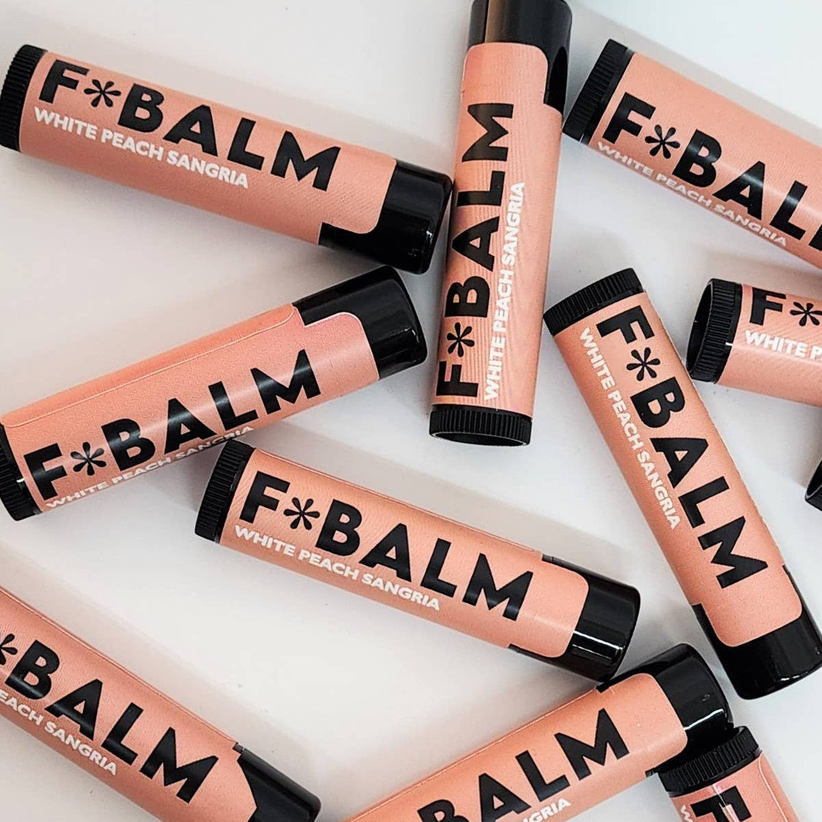 18-CASE PACK White Peach Sangria Flavoured Lip Balm