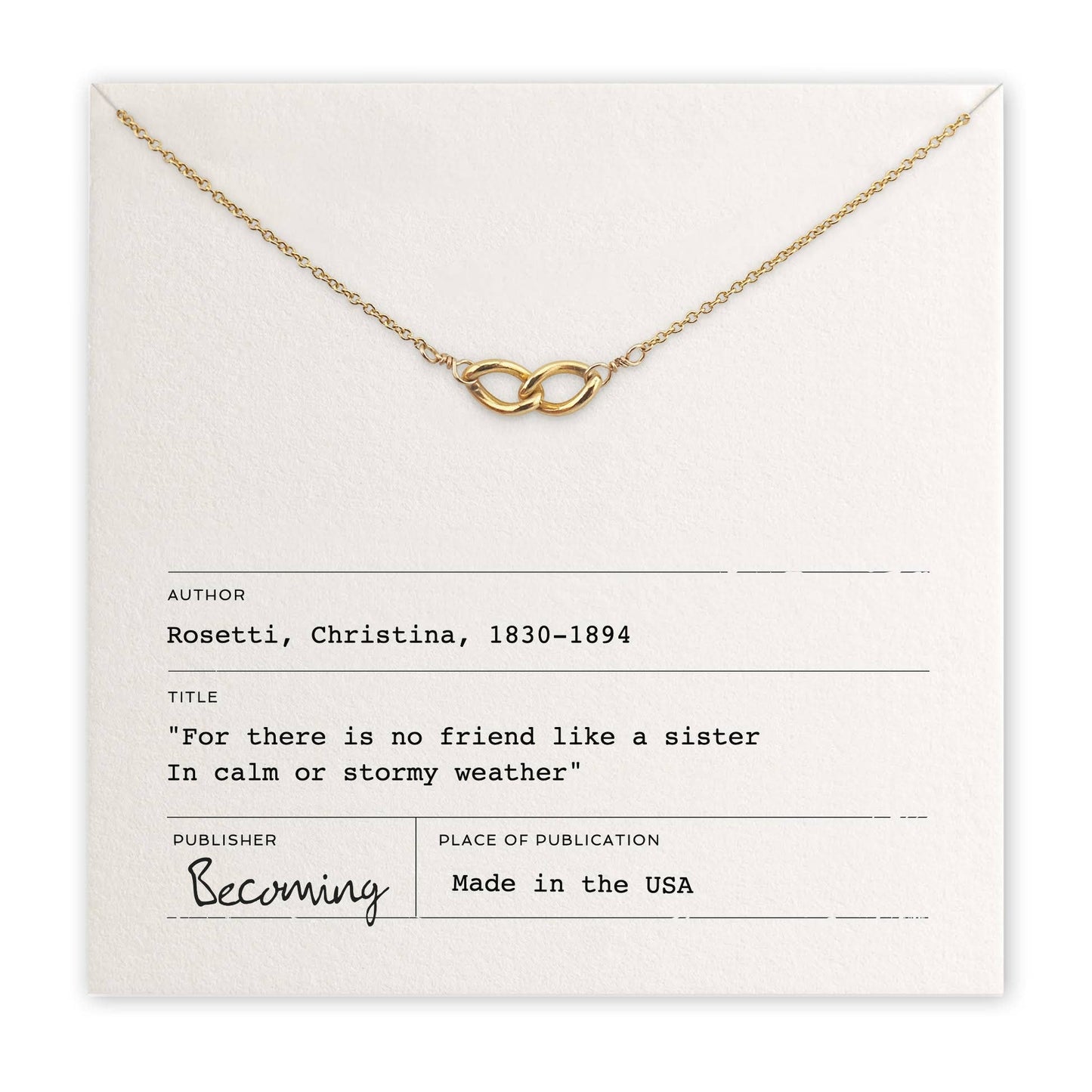 Sisters Links Necklace