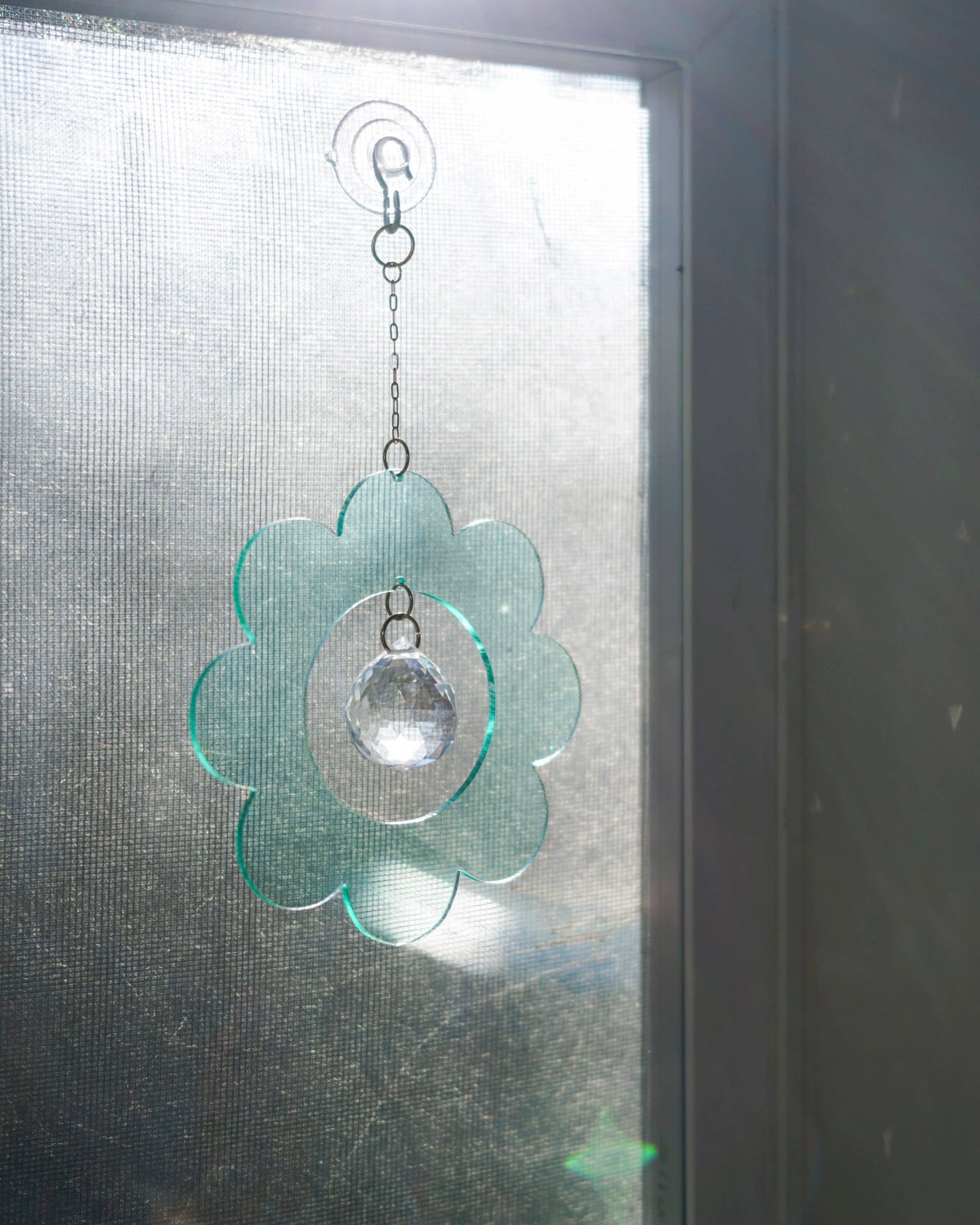 Retro Flower Sun Catcher