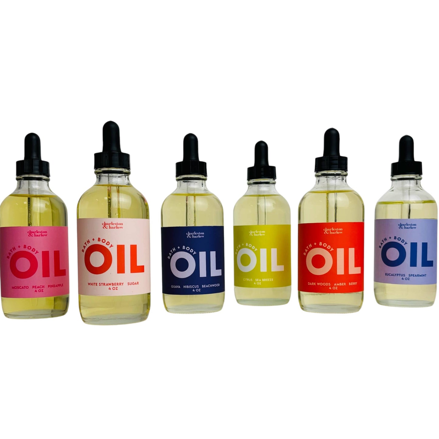 Bath + Body Oil - Pink Guava + Hibiscus