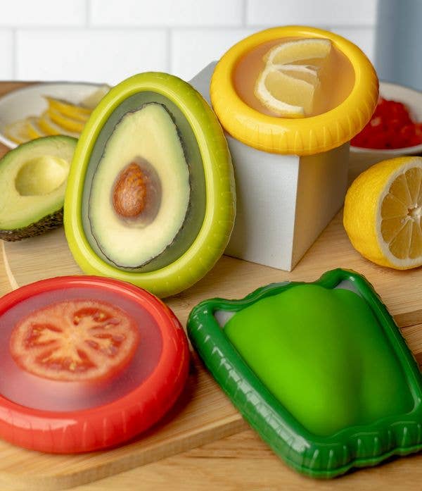 Krumbs Kitchen Silicone Produce Saver Pods Assortment