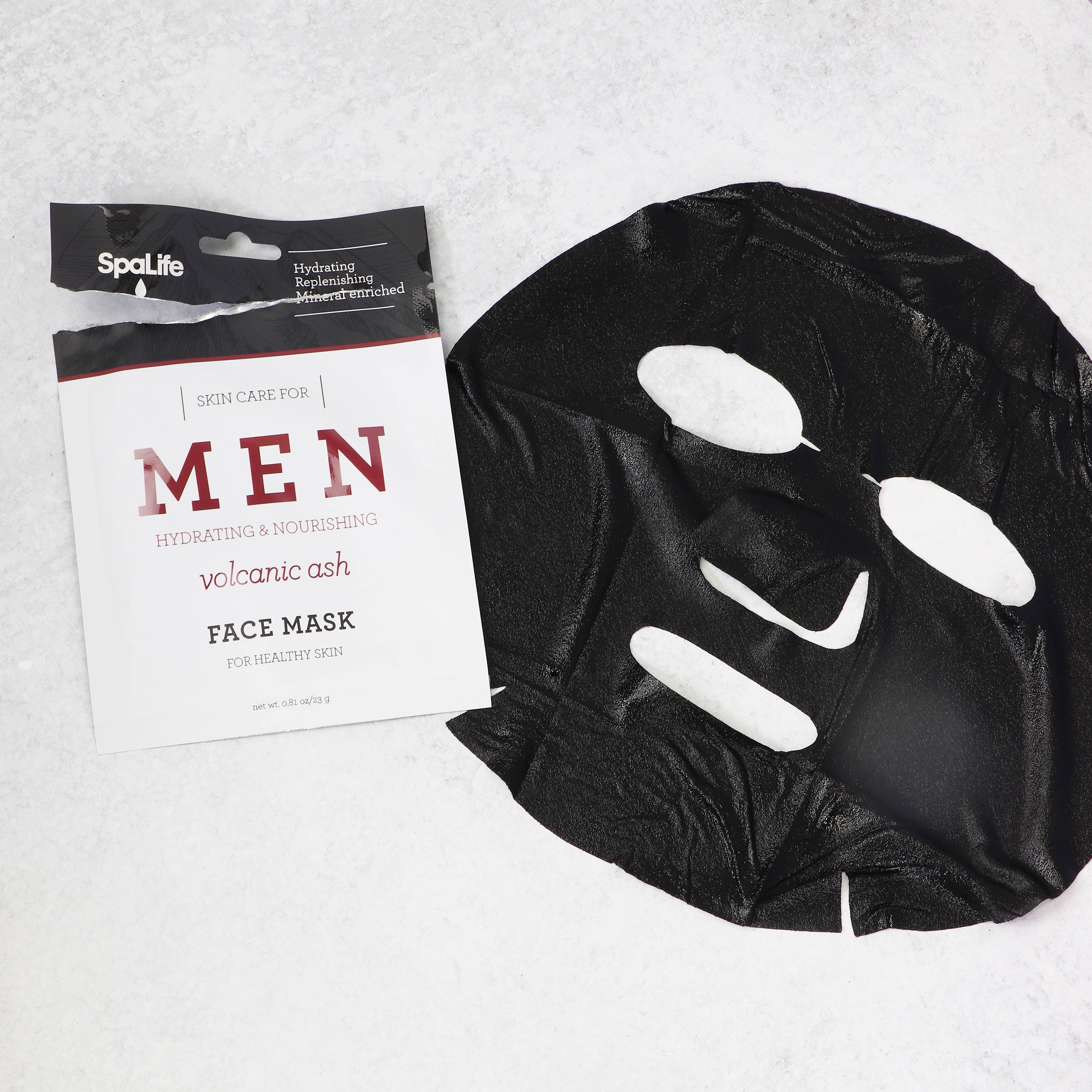 Men's Volcanic Ash Facial Mask: Single