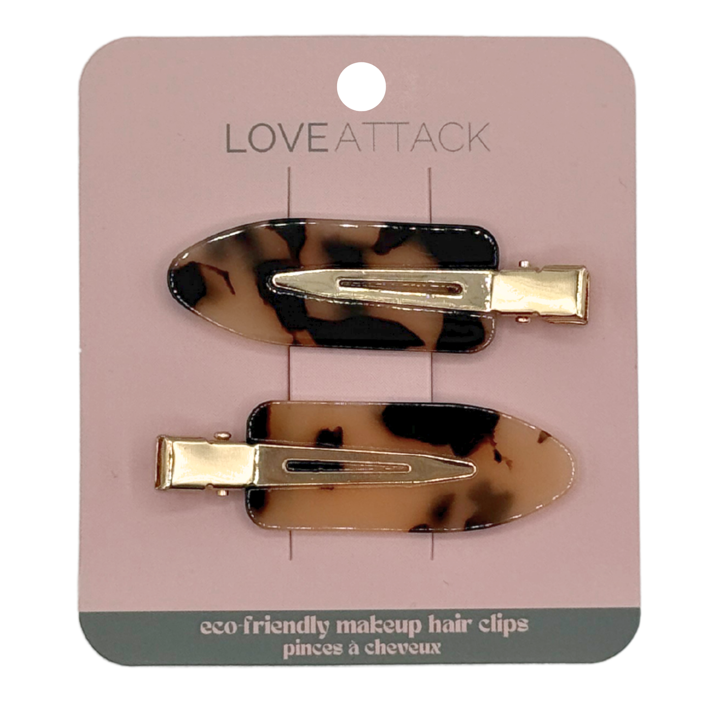 Eco-Friendly Cellulose Acetate Creaseless Hair Clips