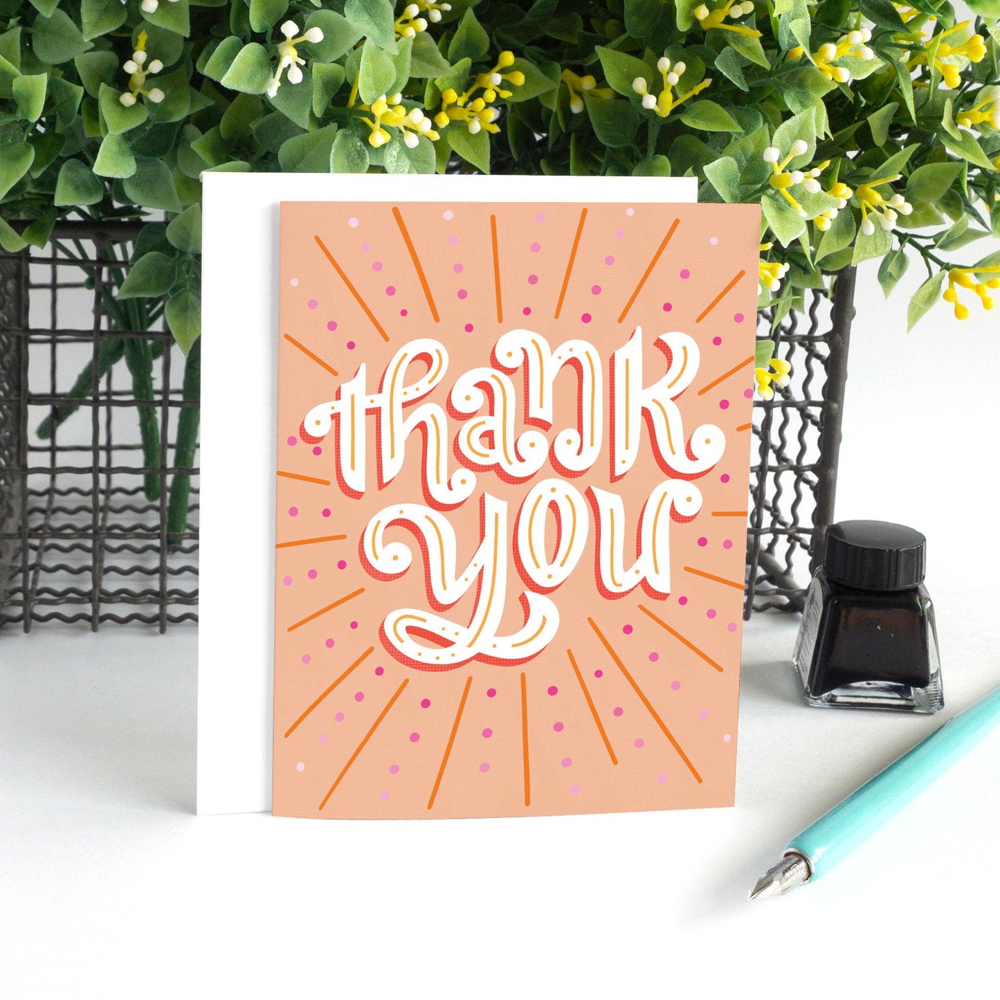 Retro Thank You Card