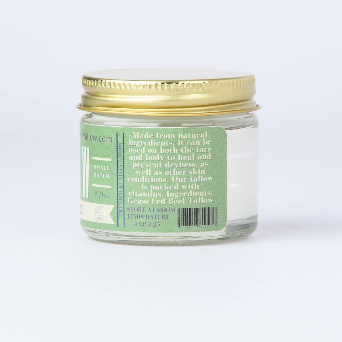 2oz Unscented Whipped Tallow