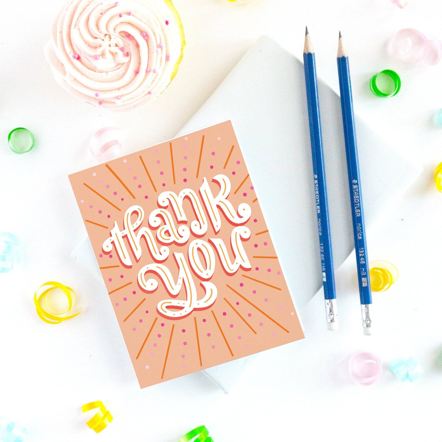 Retro Thank You Card