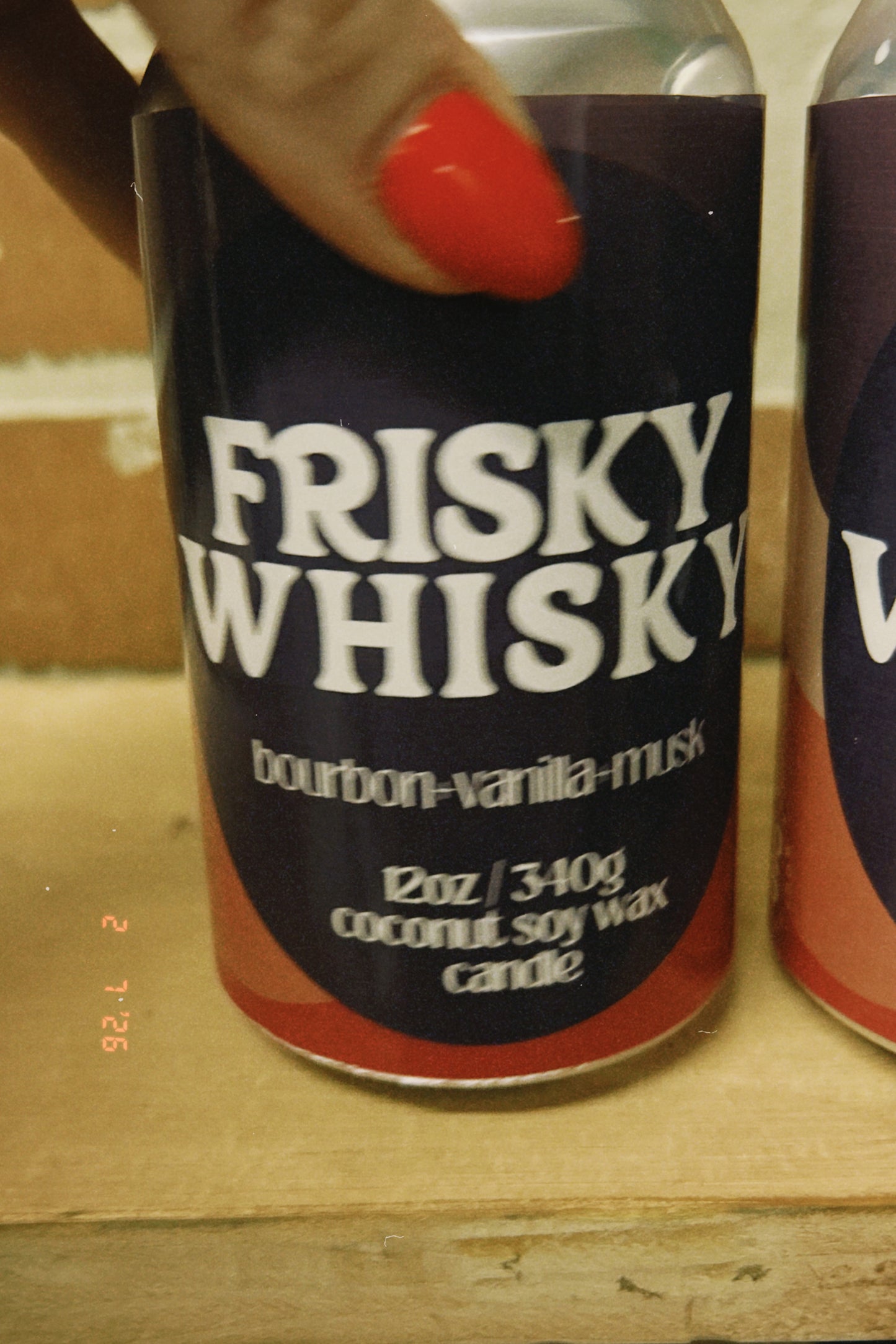 Frisky Whisky CANdle