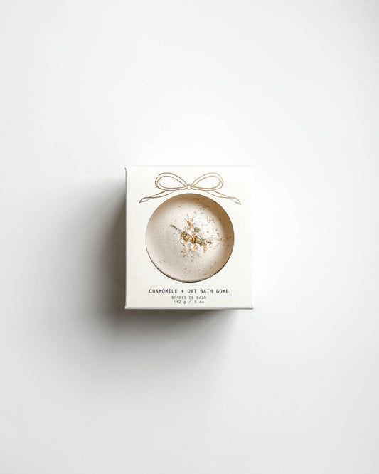 Chamomile + Oat Bath Bomb