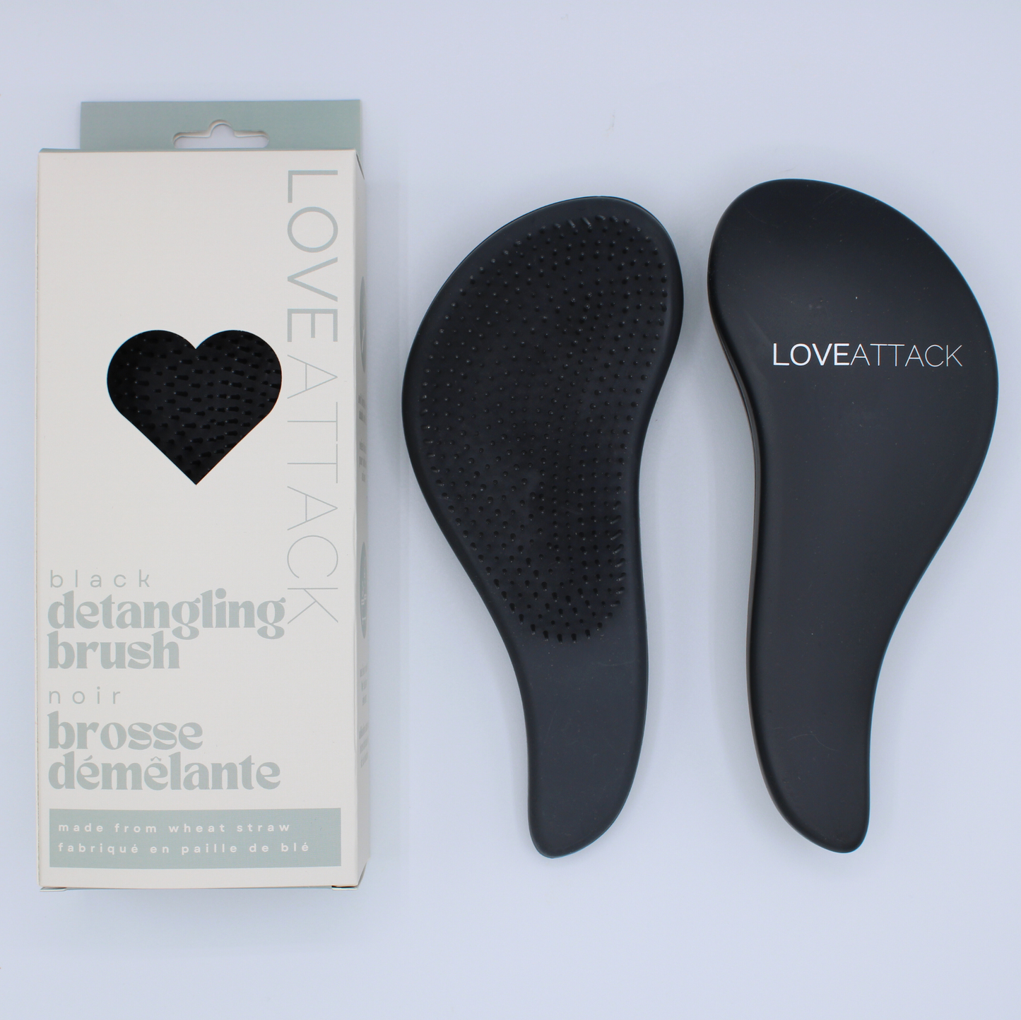 Wheat Straw Wet/Dry Detangling Hair Brush