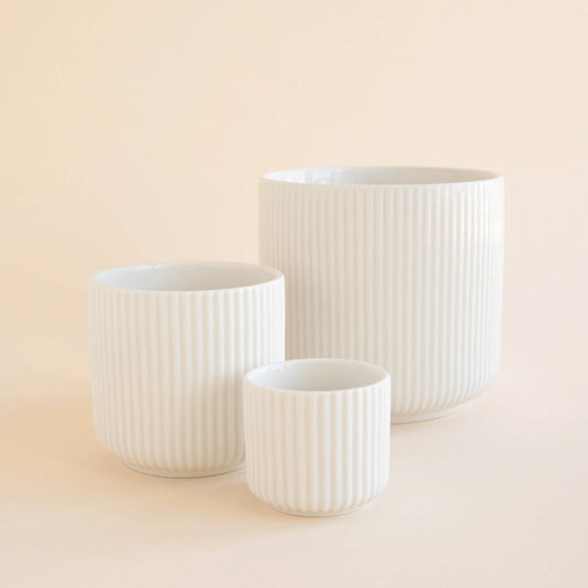 Lucy Pot | White 3" & 4.5"