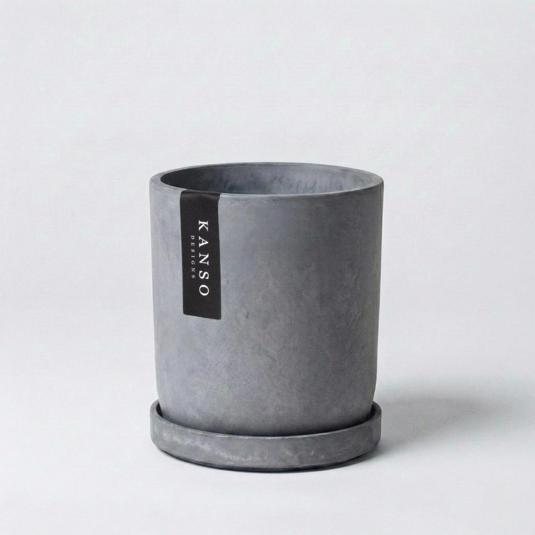 7" & 4" Signature Planters & Saucer | Earth Tones