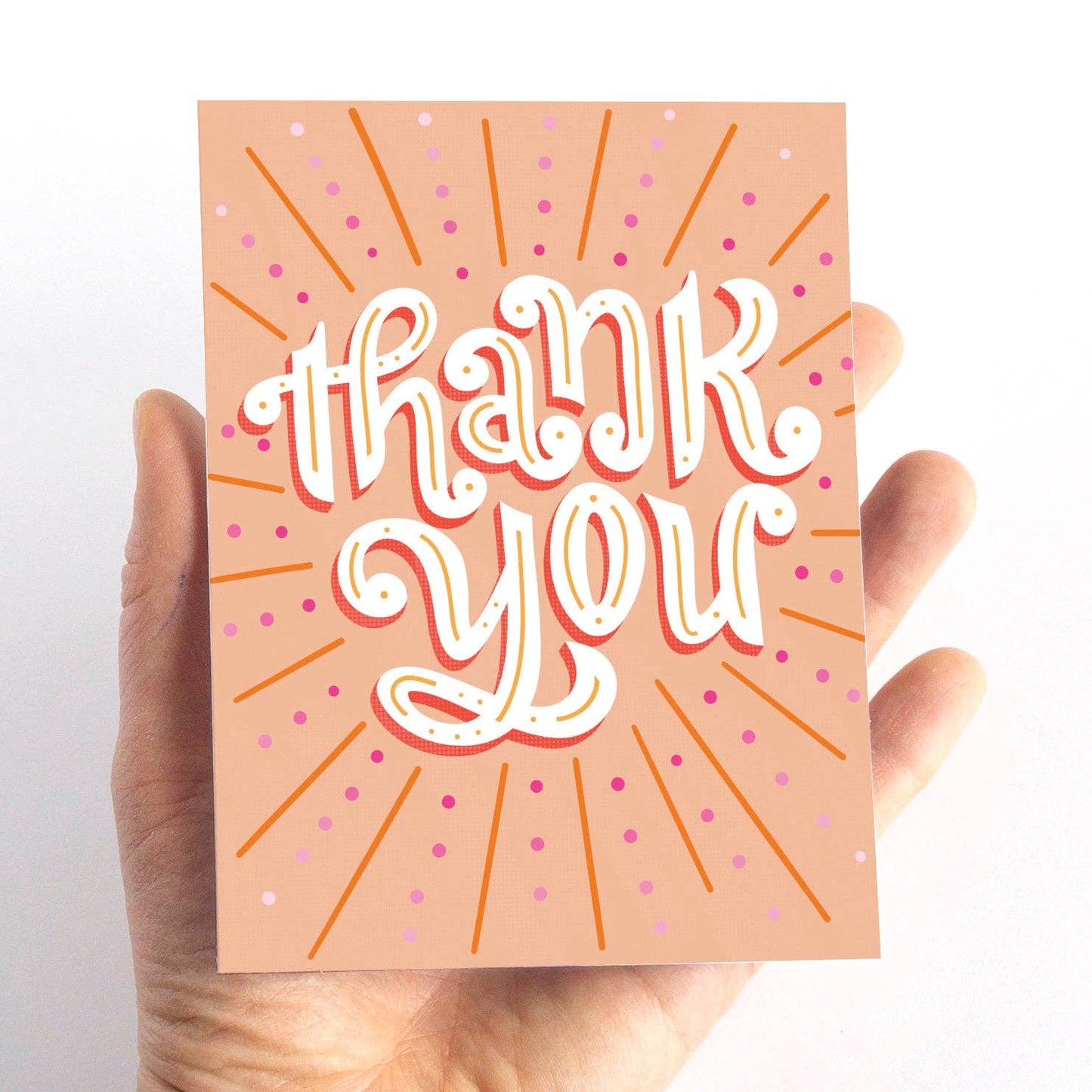 Retro Thank You Card