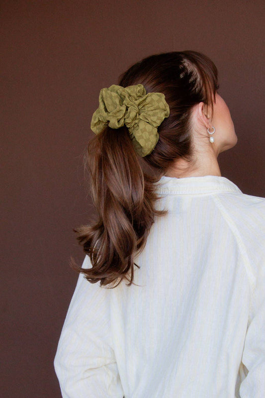 Chartreuse Jumbo Scrunchie