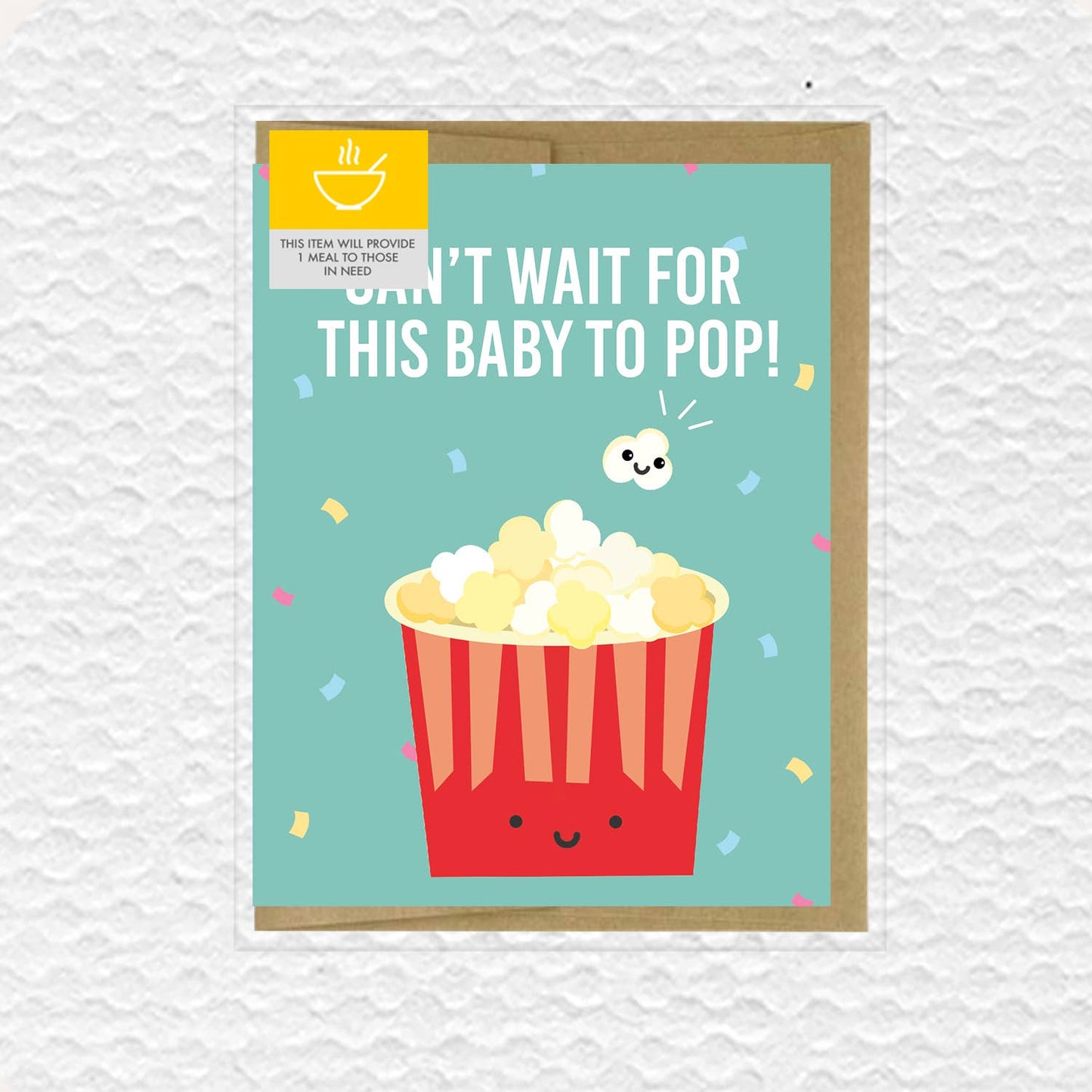 Baby Popcorn Baby Card