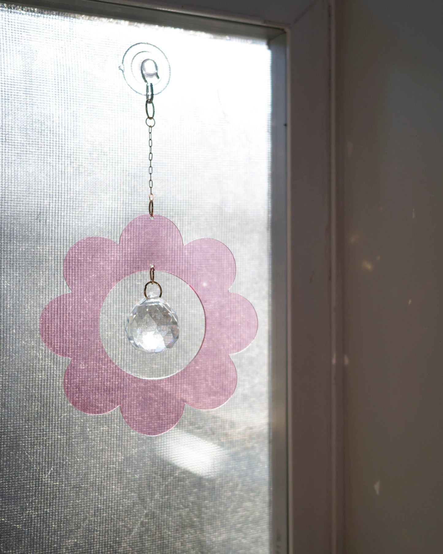 Retro Flower Sun Catcher