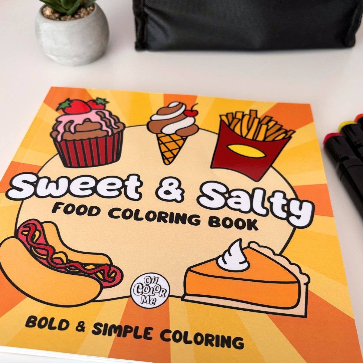 Sweet & Salty Bold & Simple Food Coloring Book