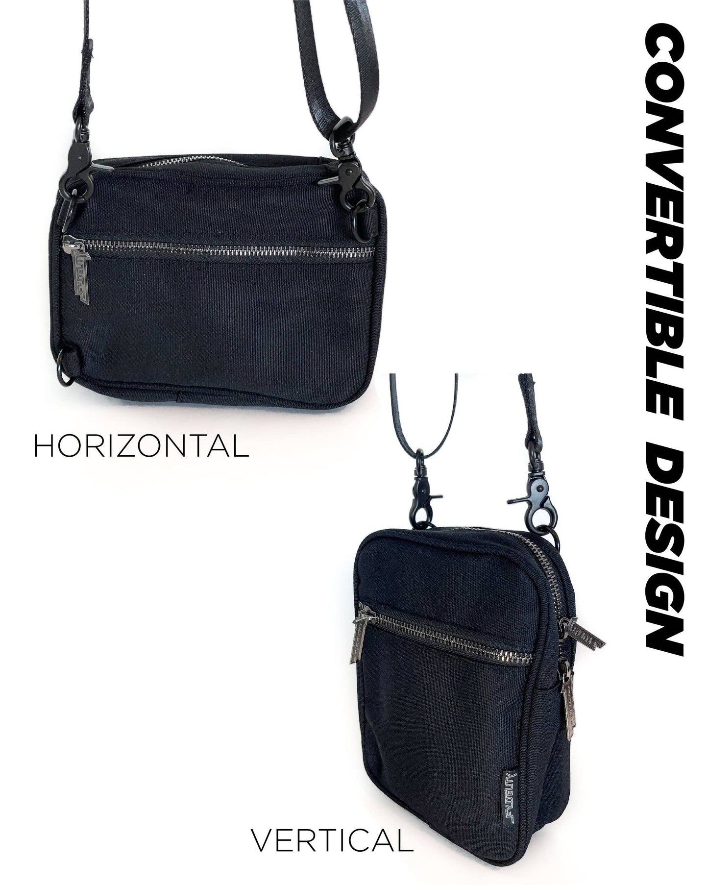 88320: Crossbody Sidekick | Sling Bag | Black