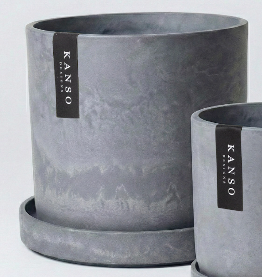 7" & 4" Signature Planters & Saucer | Earth Tones