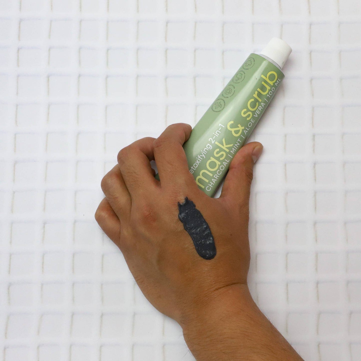 Face Scrub & Mask CHARCOAL/MINT/ALOE