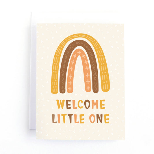 Welcome Little One Gender Neutral Baby Card