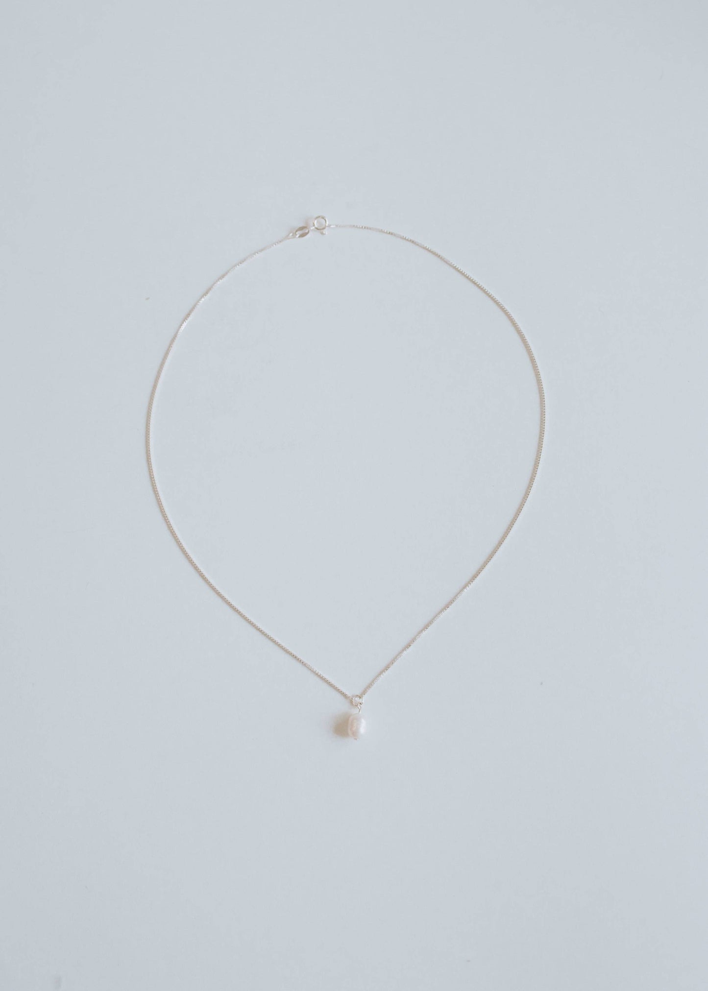 Pearl Necklace - Sterling Silver