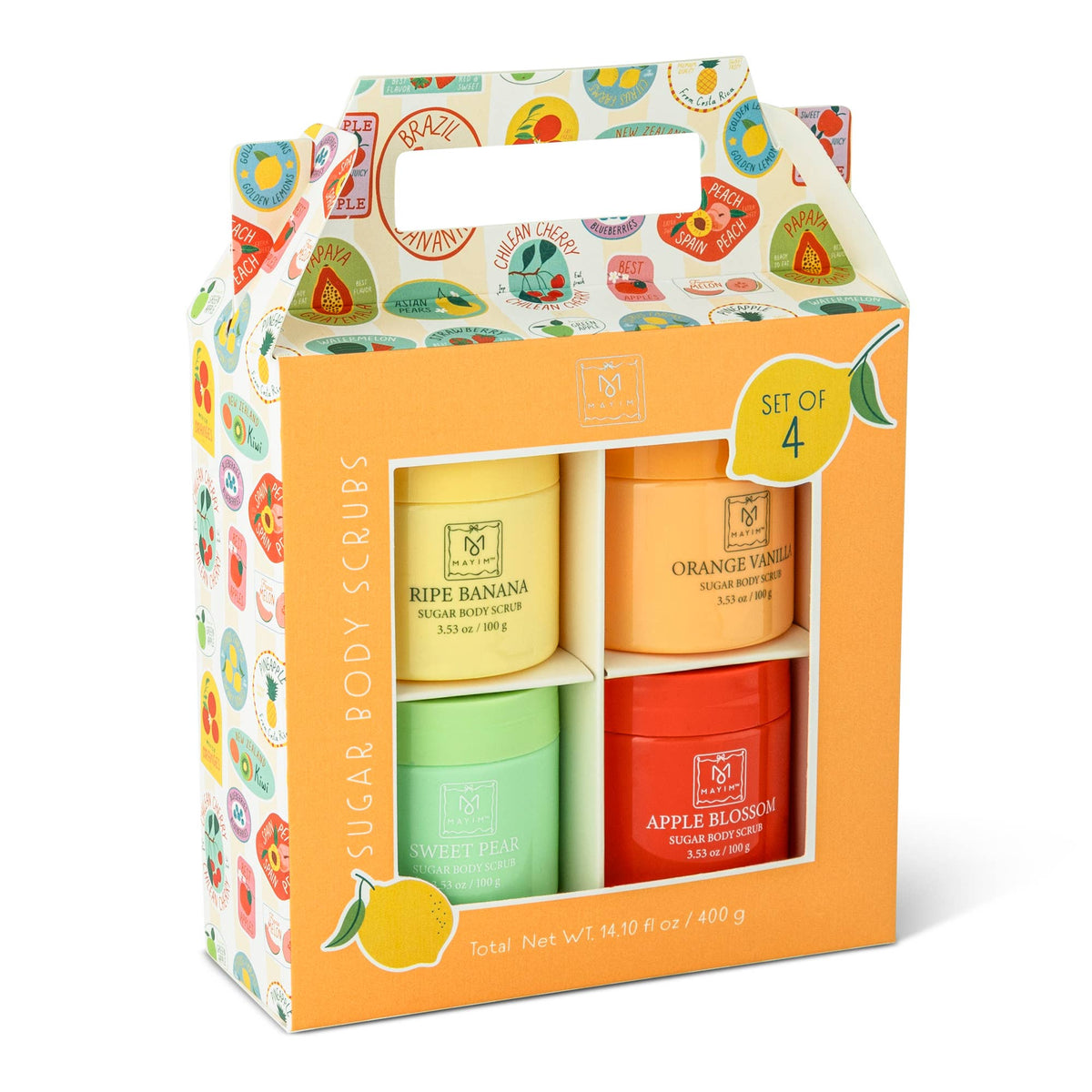 4pk 100g Sugar Body Scrub