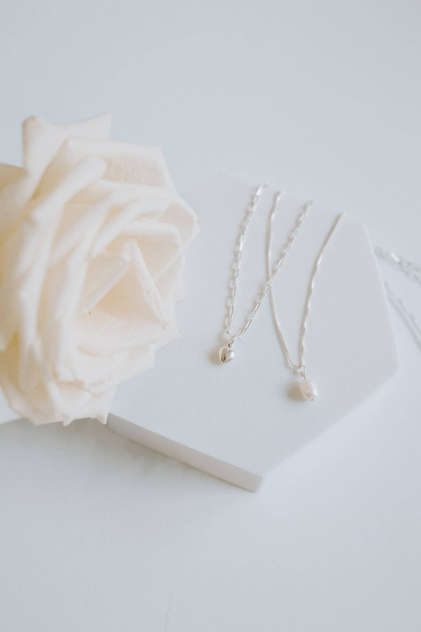 Pearl Necklace - Sterling Silver