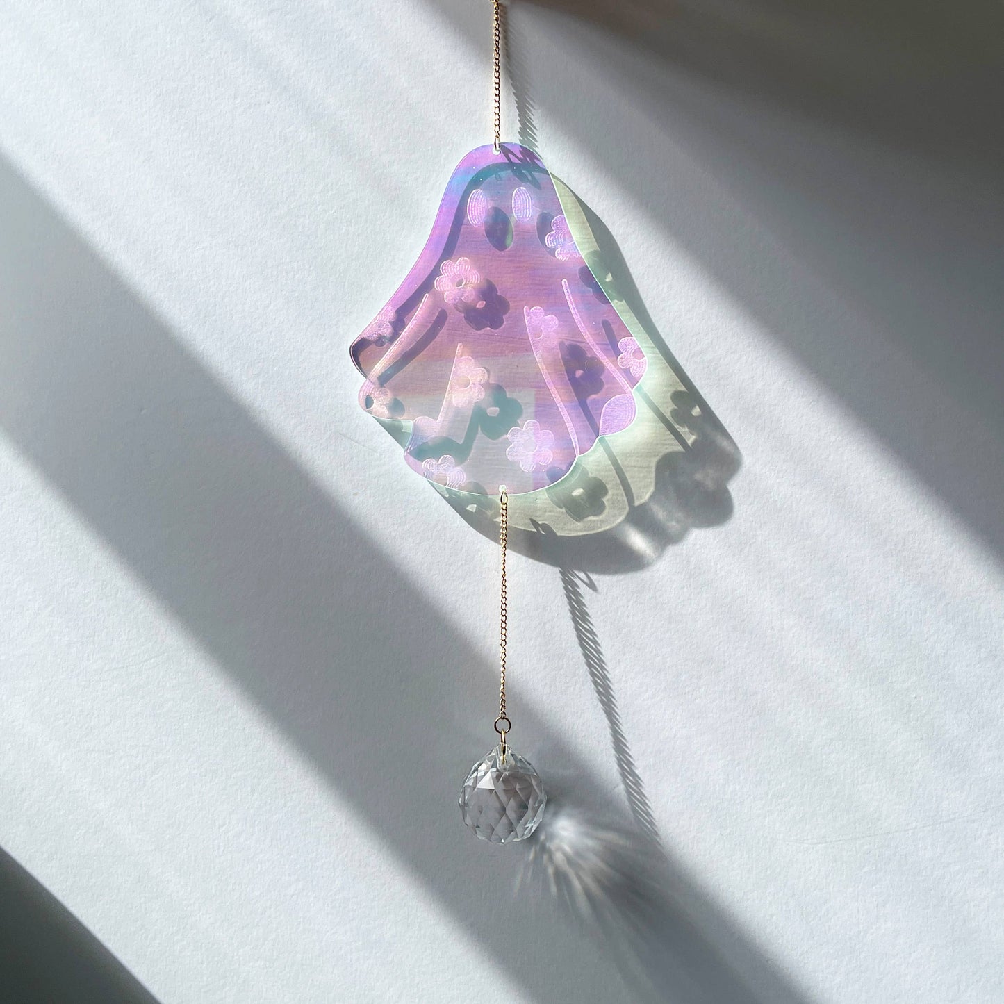 Floral Ghostie Suncatcher