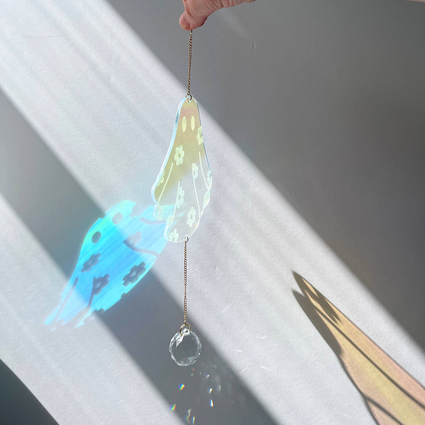 Floral Ghostie Suncatcher