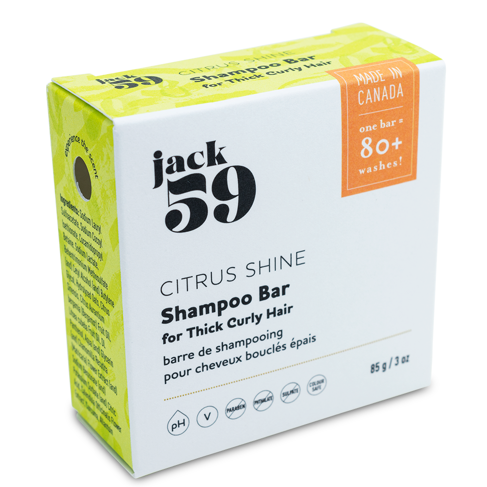 Zesty Citrus Shine Shampoo Bar with Bergamot & Litsea